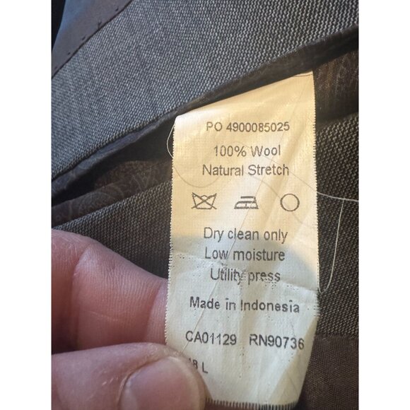 Lauren Ralph Lauren Men’s Blazer Jacket – 100% Wool – Gray – Classic Two-Button - Picture 4 of 10